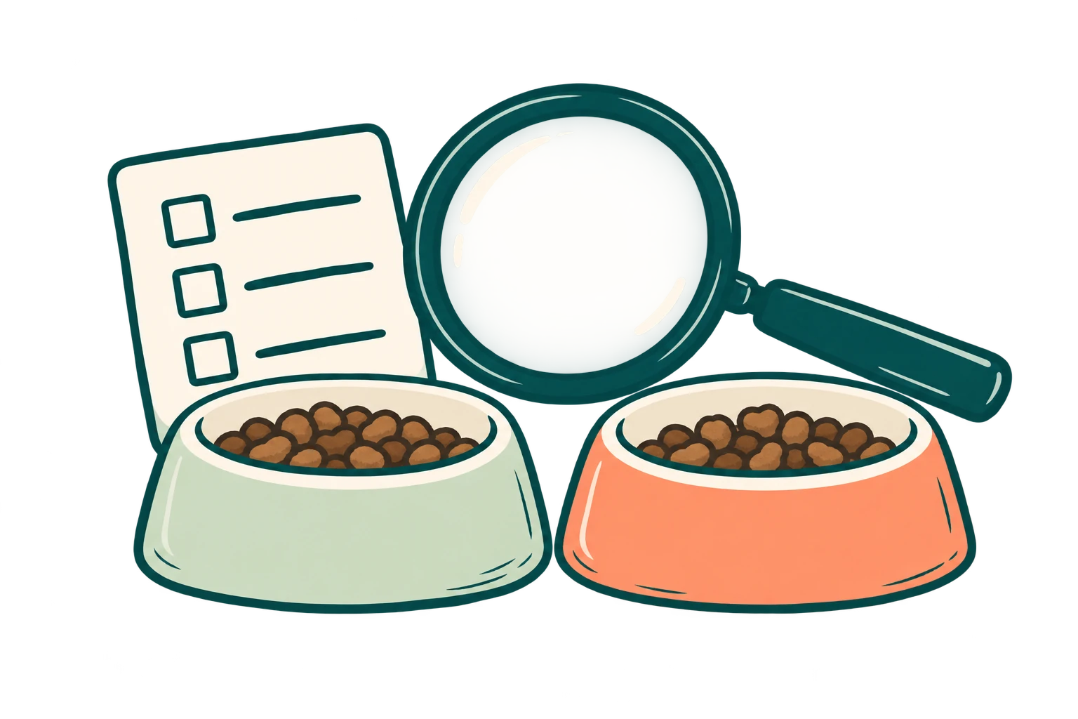 Illustration comparing self-cleaning litter boxes side by side